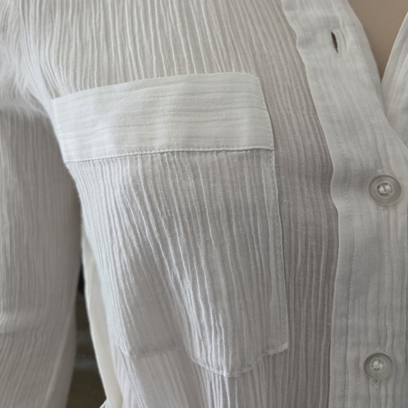 Club Monaco | Belted Silk-blend Blouse - Picture 5 of 8